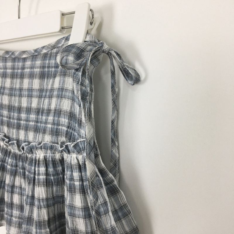 Plaid Layered Wrap Skirt (2color)