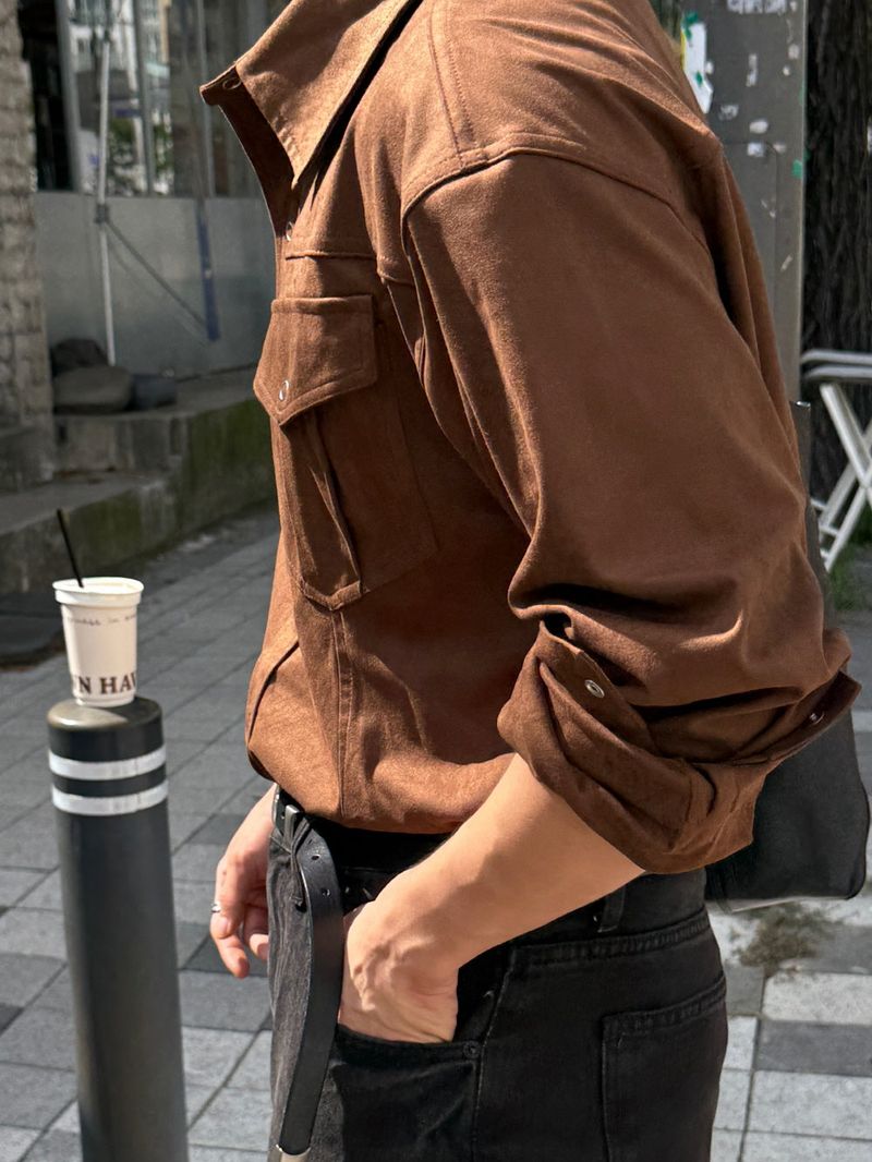 Yard suede western shirt