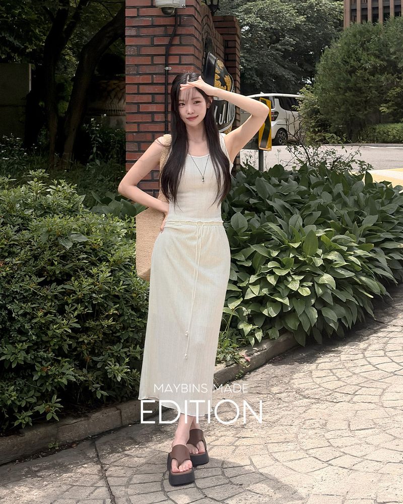 [MADE] Jue sleeveless & skirt set