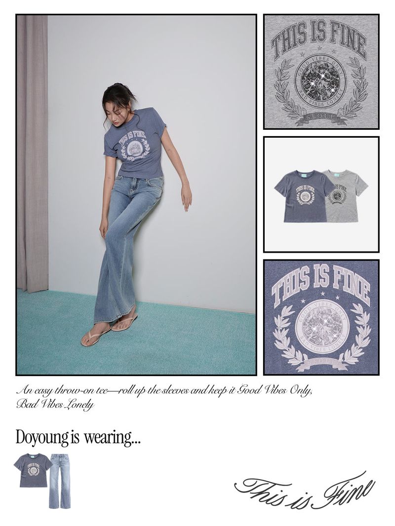 Slim Laurels Tee