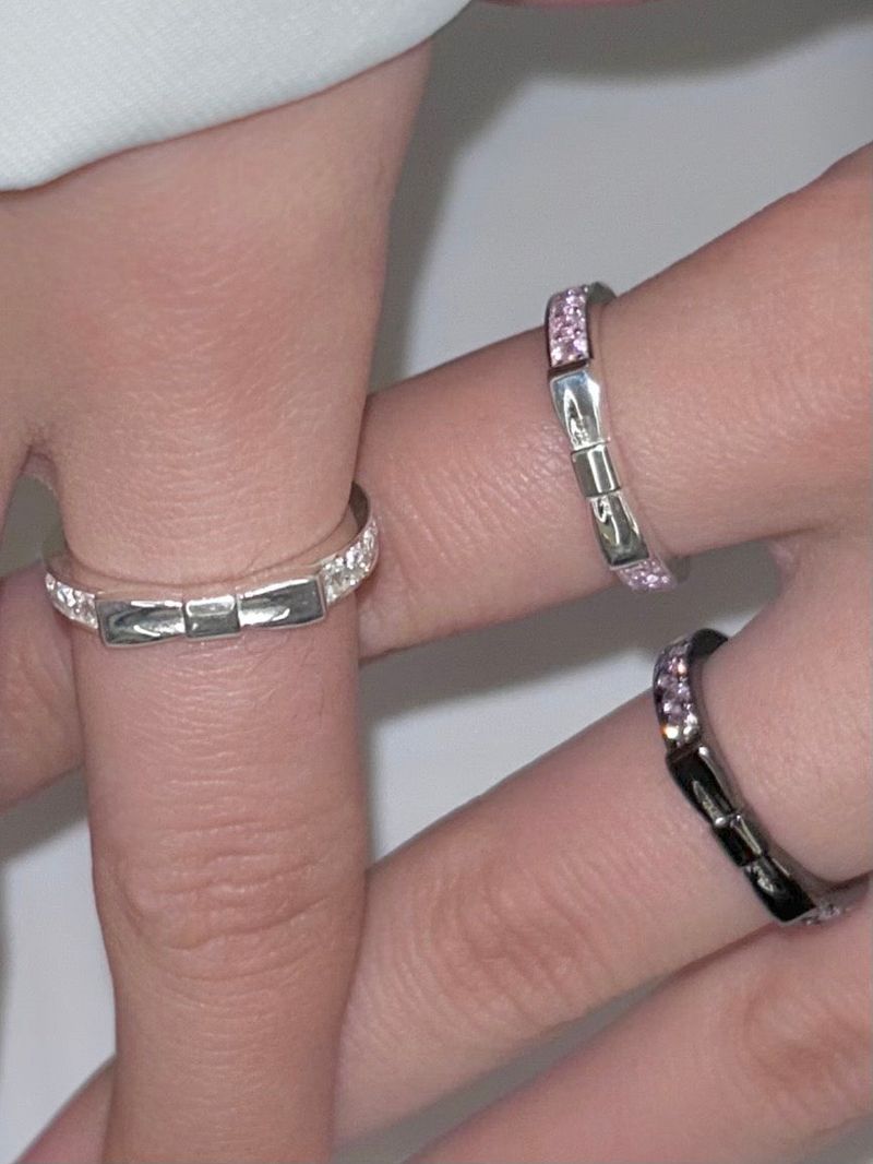Petit Bow RIng(Plated)