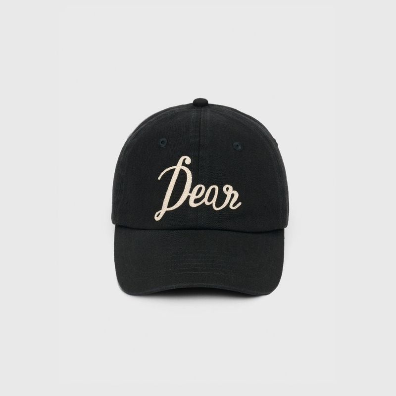 GENERAL IDEA（ジェネラルアイディア）の「UNISEX Dear Felt Wappen Ball Cap  [BLACK]（Hats）」