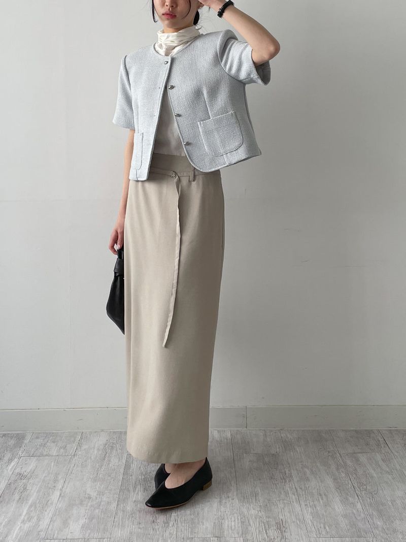 Momento Linen Long Skirt
