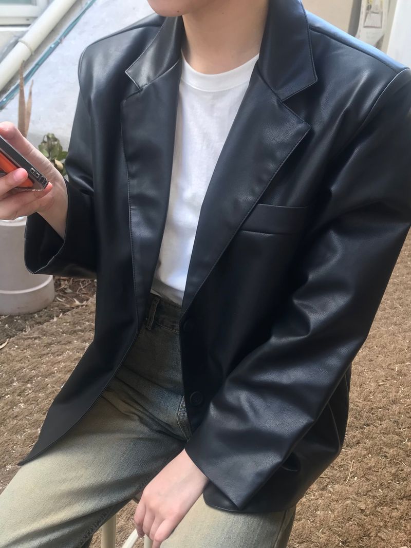 Arco iris（アルコイリス）の「Noir leather jacket（Jackets/Outerwear）」