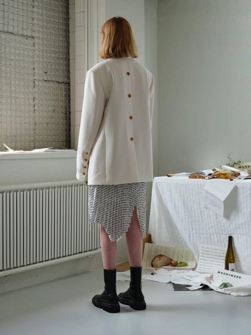 Cream Tailored Jacket