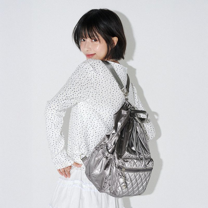mellotory（メロートリー）の「MELLO QUILTING BACK PACK (DEEP GRAY)（Bags）」