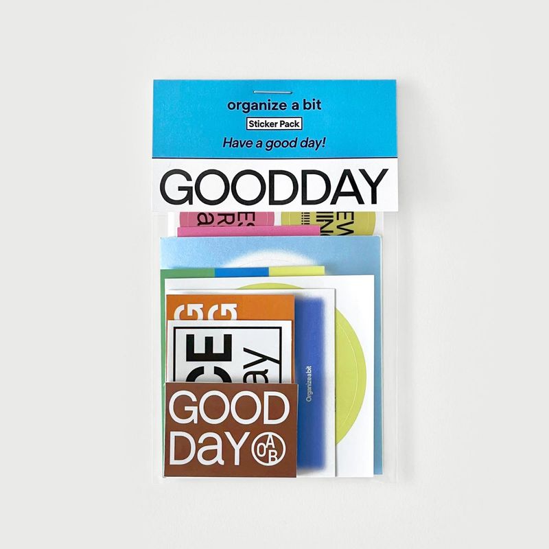 Organize a bit(オーガイナズ ア ビット)の「oab goodday pack / scrap sticker set(Smartphone Accessories)」