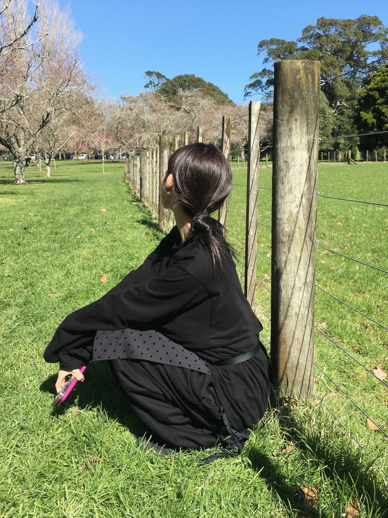 [Detachable] Dot Wrap Skirt Sweatpants (2c)