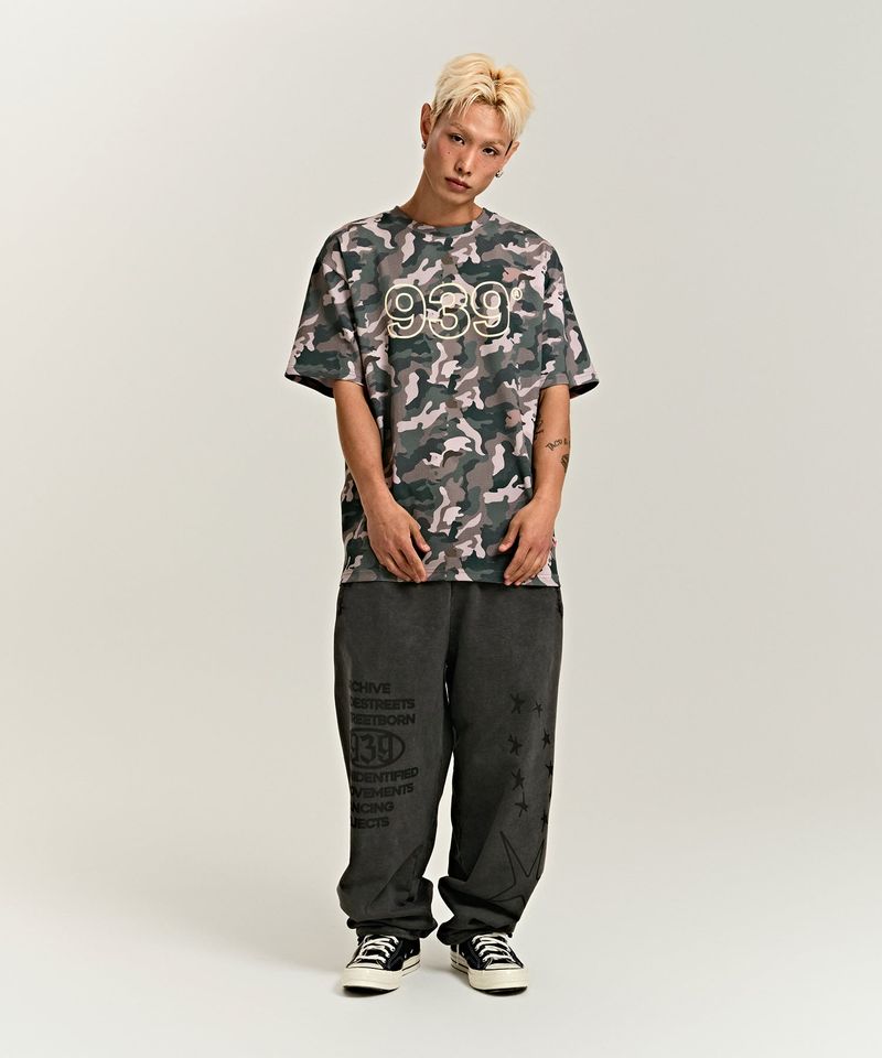 939 LOGO MIX PATTERN T-SHIRTS (CAMO)