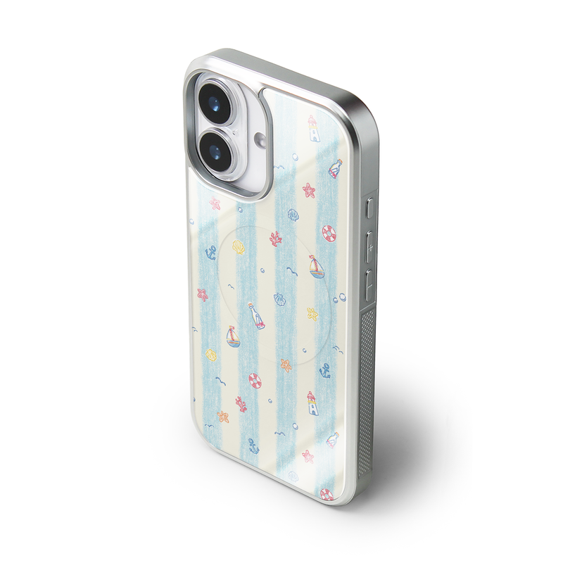 [MADE]Ocean Diary MagSafe Glass Bumper Phone Case