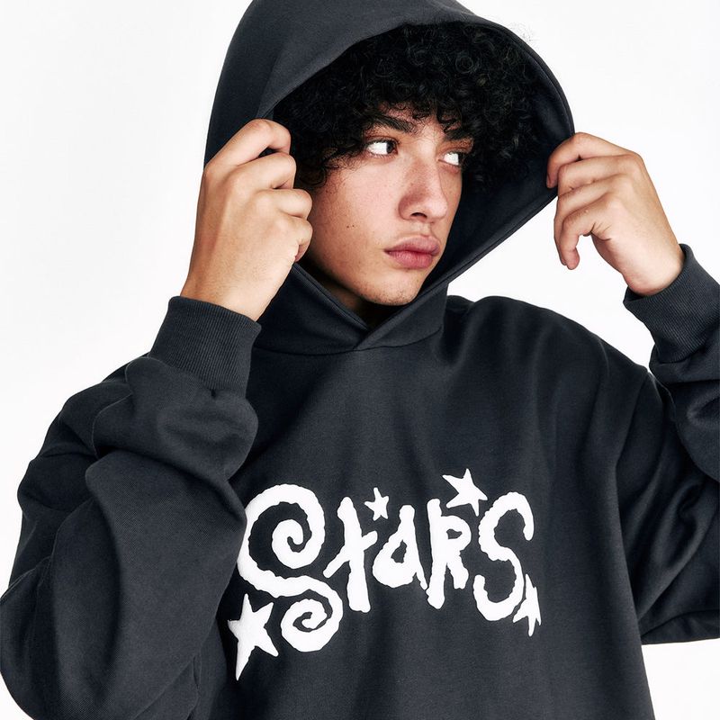 Sserpe（セルぺ）の「Star Embossed Hoodie Charcoal（Tops）」