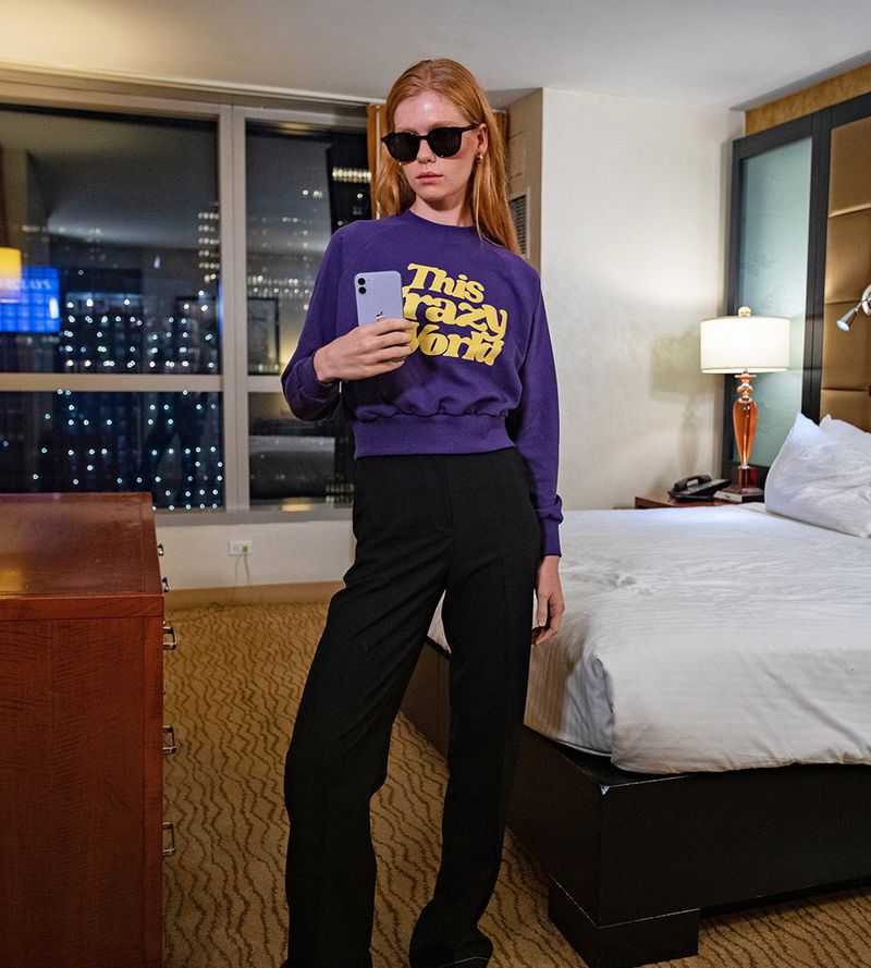 TCW crop sweatshirt