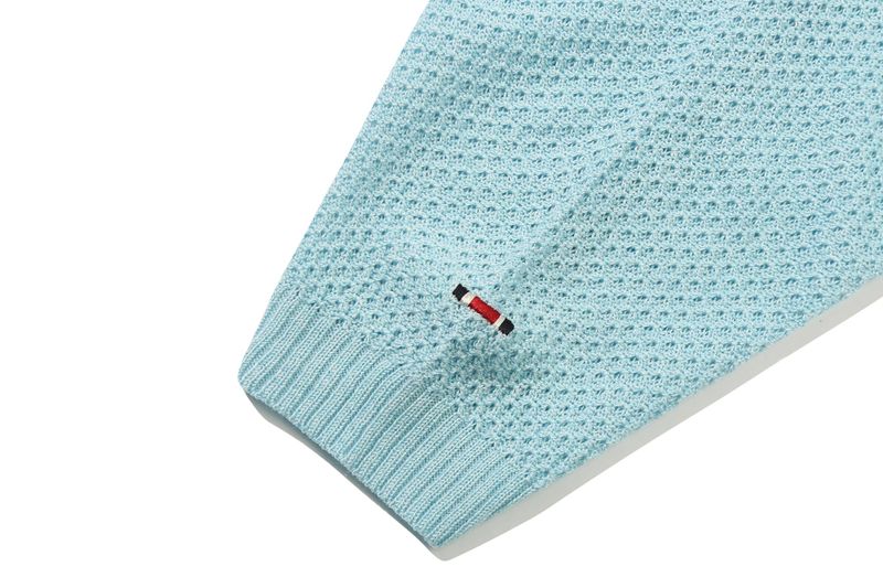 PUNCHING KNIT LONG SLEEVE_SKY BLUE
