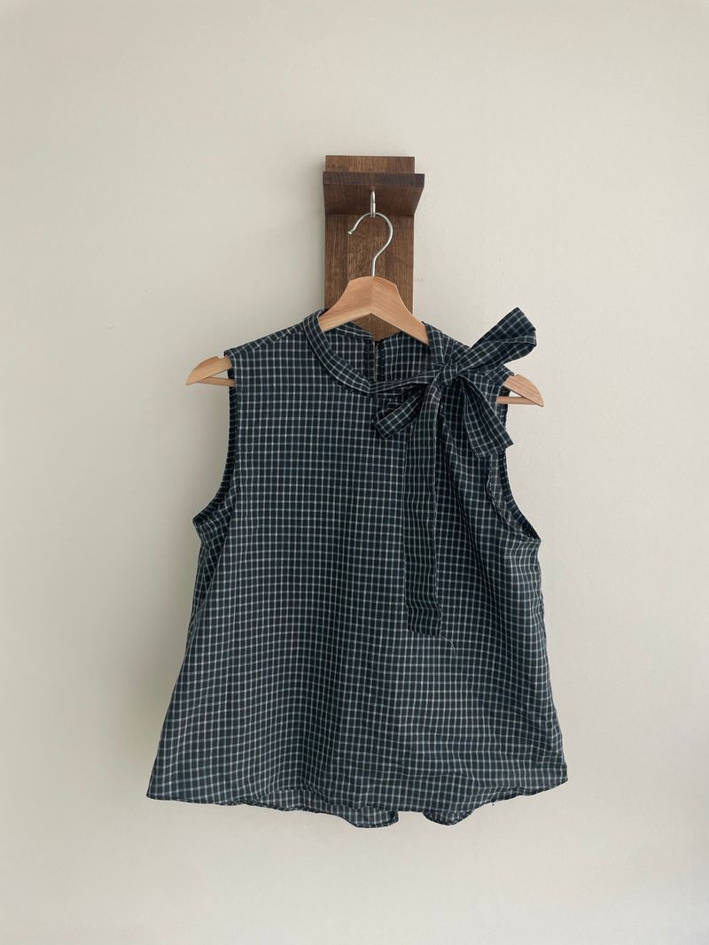 rone check ribbon shirts