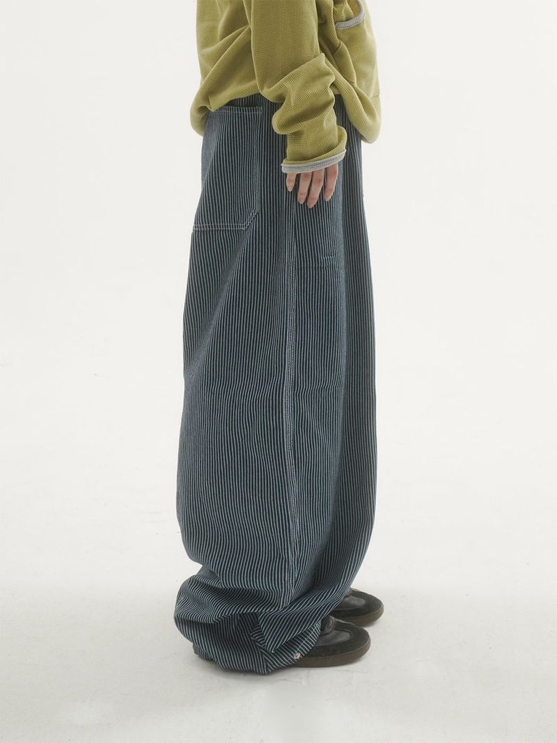 onearv（ワンアブ）の「グラインストライプデニムパンツ -2C（パンツ）」