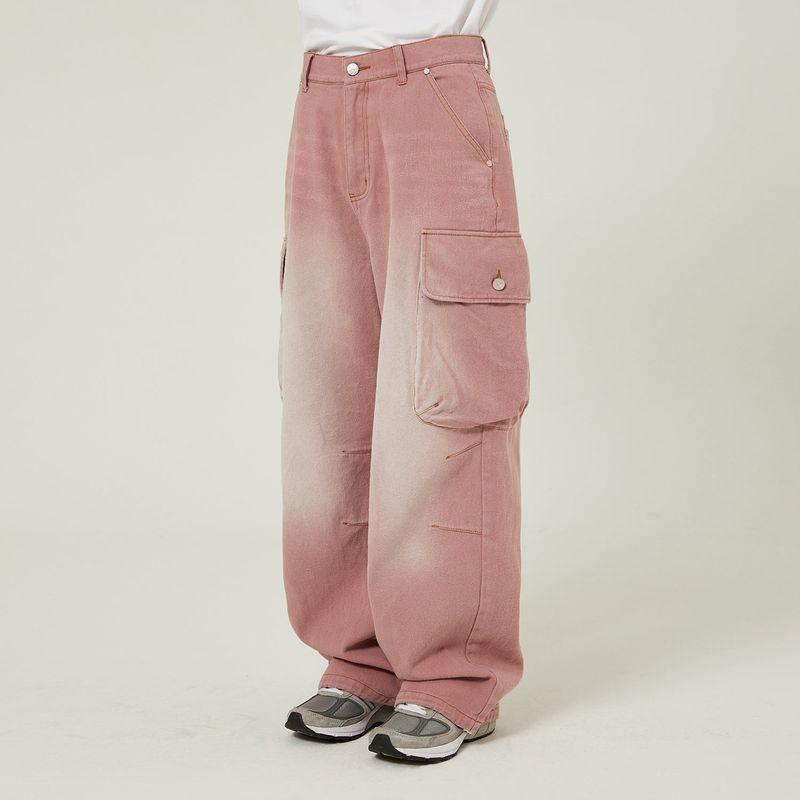 WaiKei（ワイケイ）の「Parachute cargo washed denim pants（Pants）」