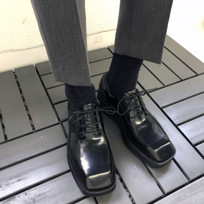 Maison Square Derby Shoes (2color)