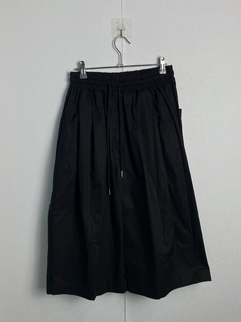 ピンタックツイルバミューダパンツ3C