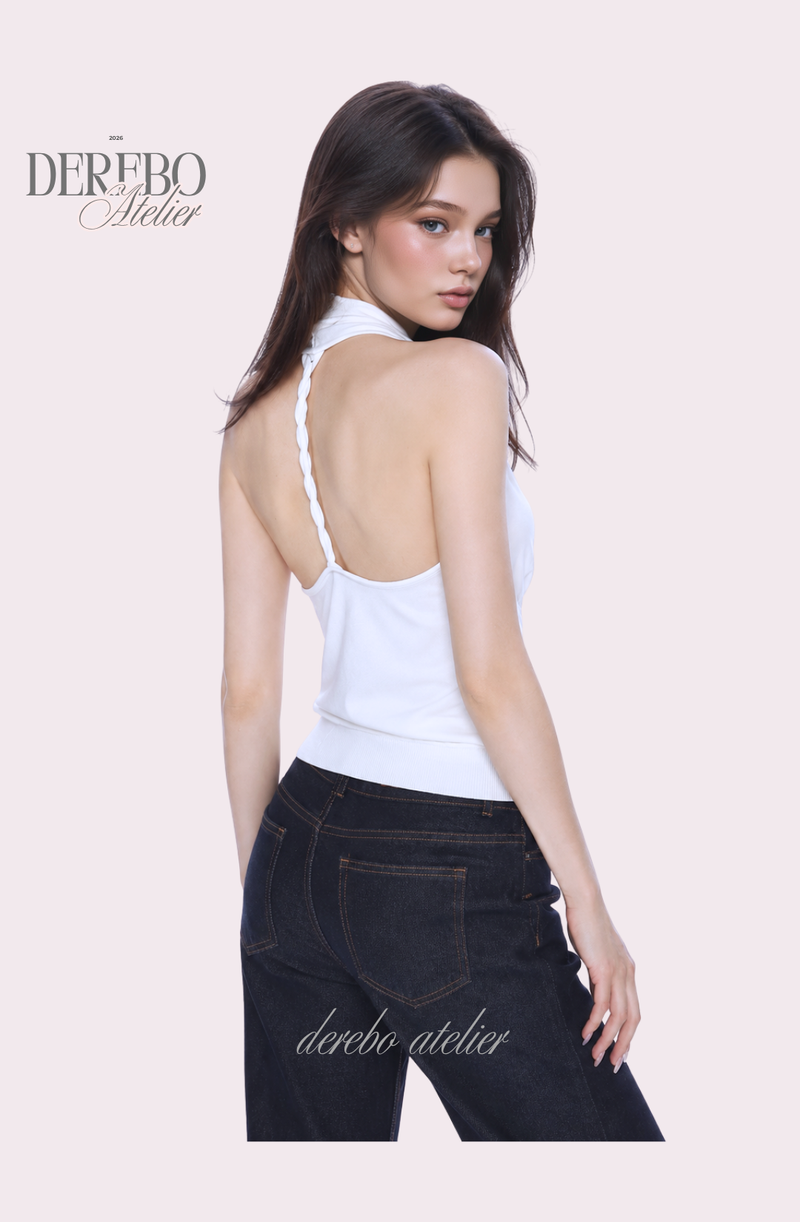 muse soft halter sleeveless top