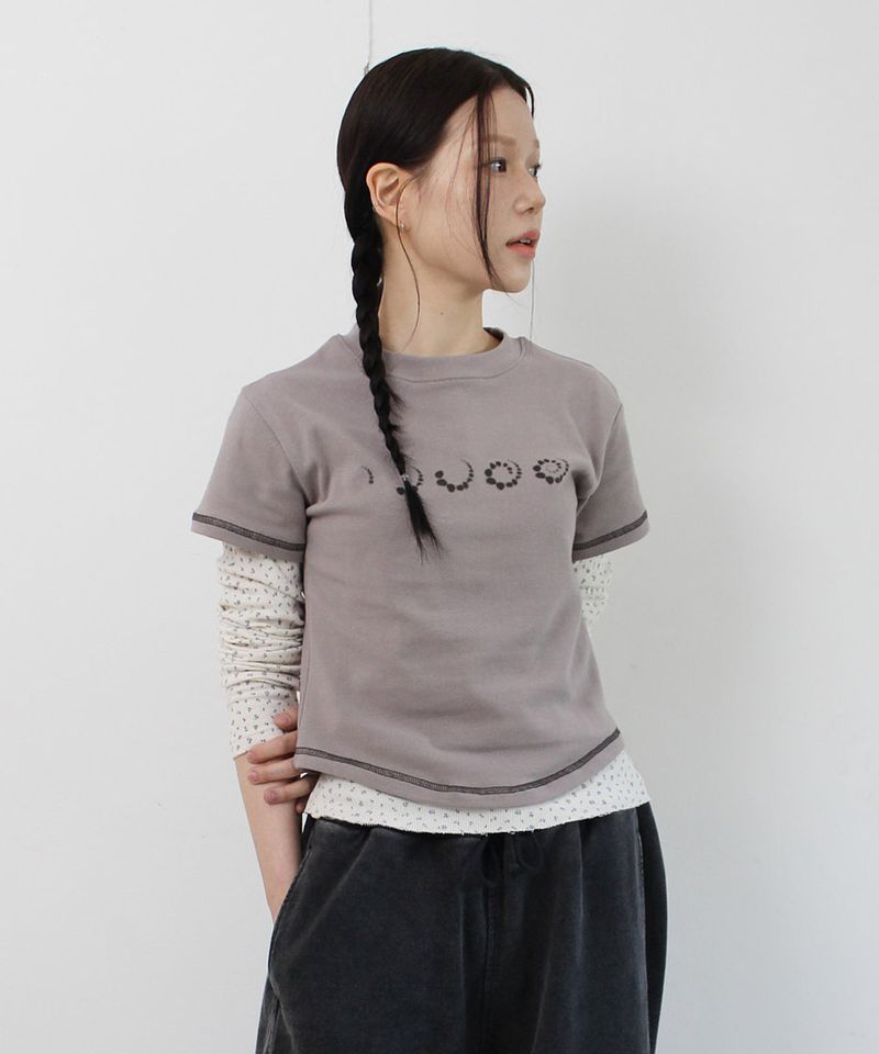 PARAKEET（パラキート）の「Swirl Cycle T-Shirt（Tops）」