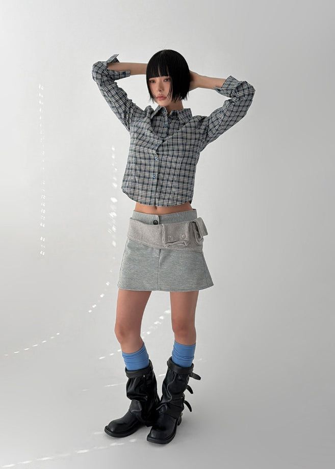 LUPIN CHECK SLIM SHIRT