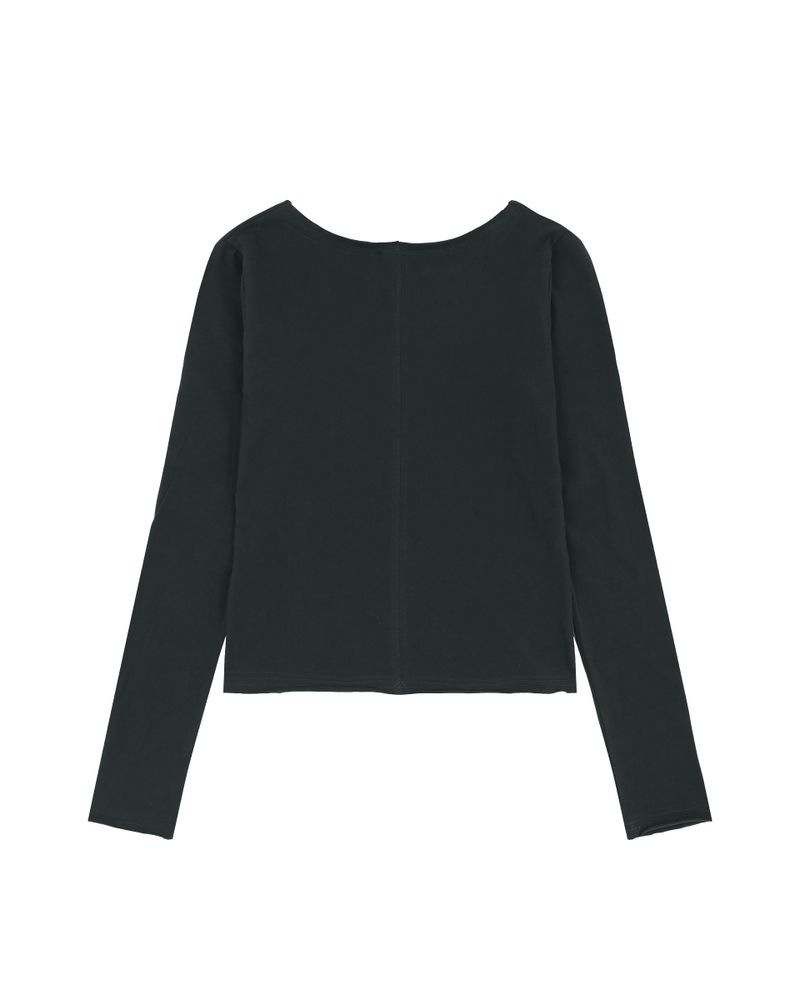 Stitched T-shirt - Dark Charcoal
