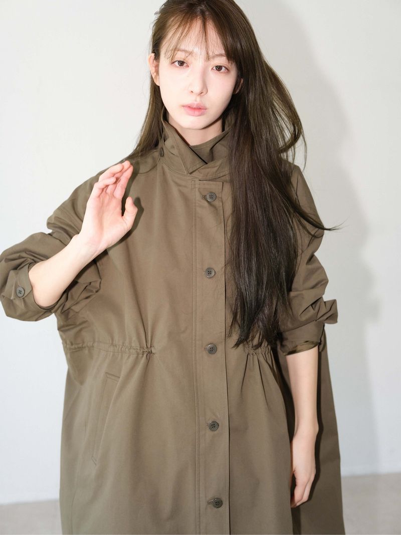 HASTA（ハスタ）の「Neck Belt Trench (Khaki)（Jackets/Outerwear）」