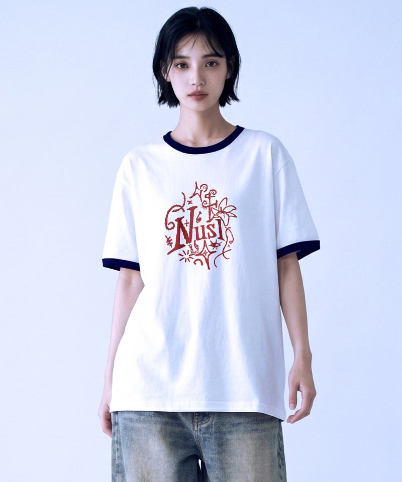 Drawing Rough Ringer T-Shirts - 4COLOR