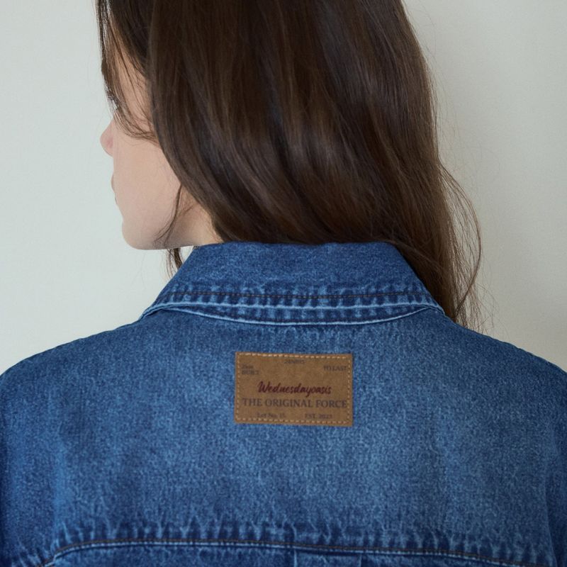 Washed Flap Denim Shirt_Blue
