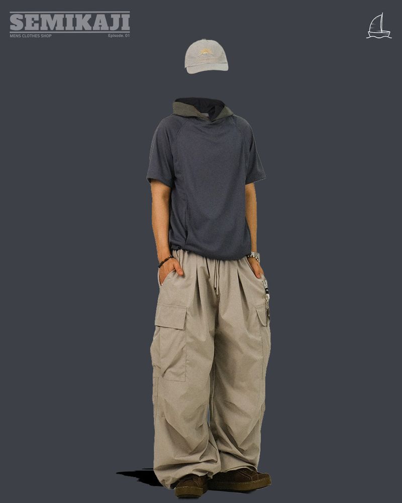HO Nylon Banding Cargo Pants