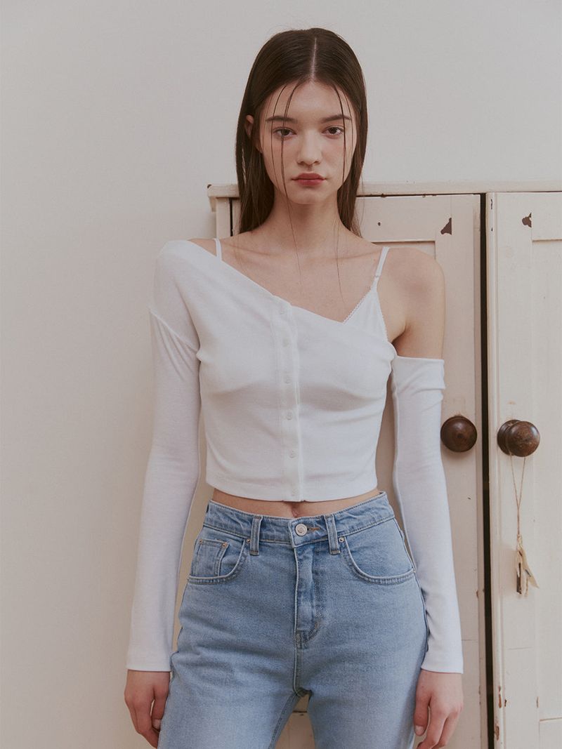 Yui cardigan set (White)