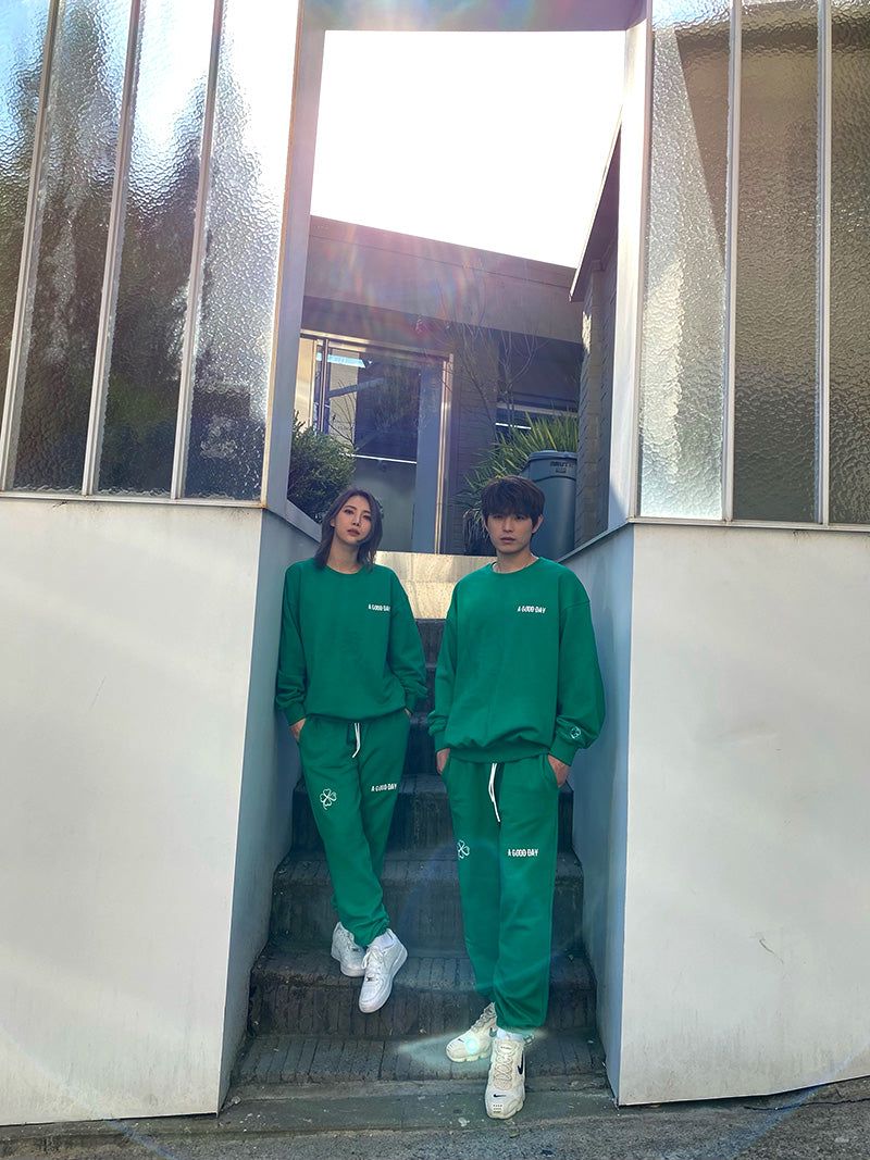 FLOVER TRANING PANTS (GREEN)