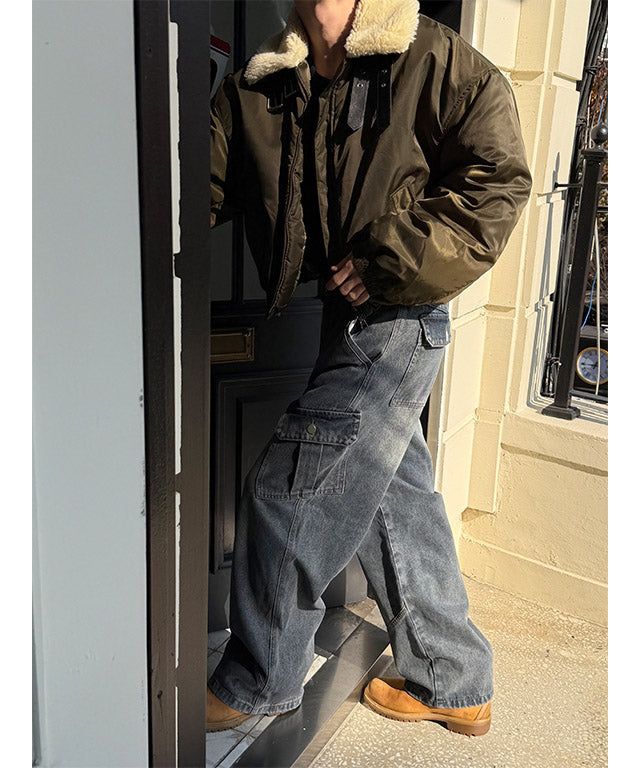LAURANT（ロラン）の「[Unisex] Crop mustang ma-1 jumper(2color)（Jackets/Outerwear）」