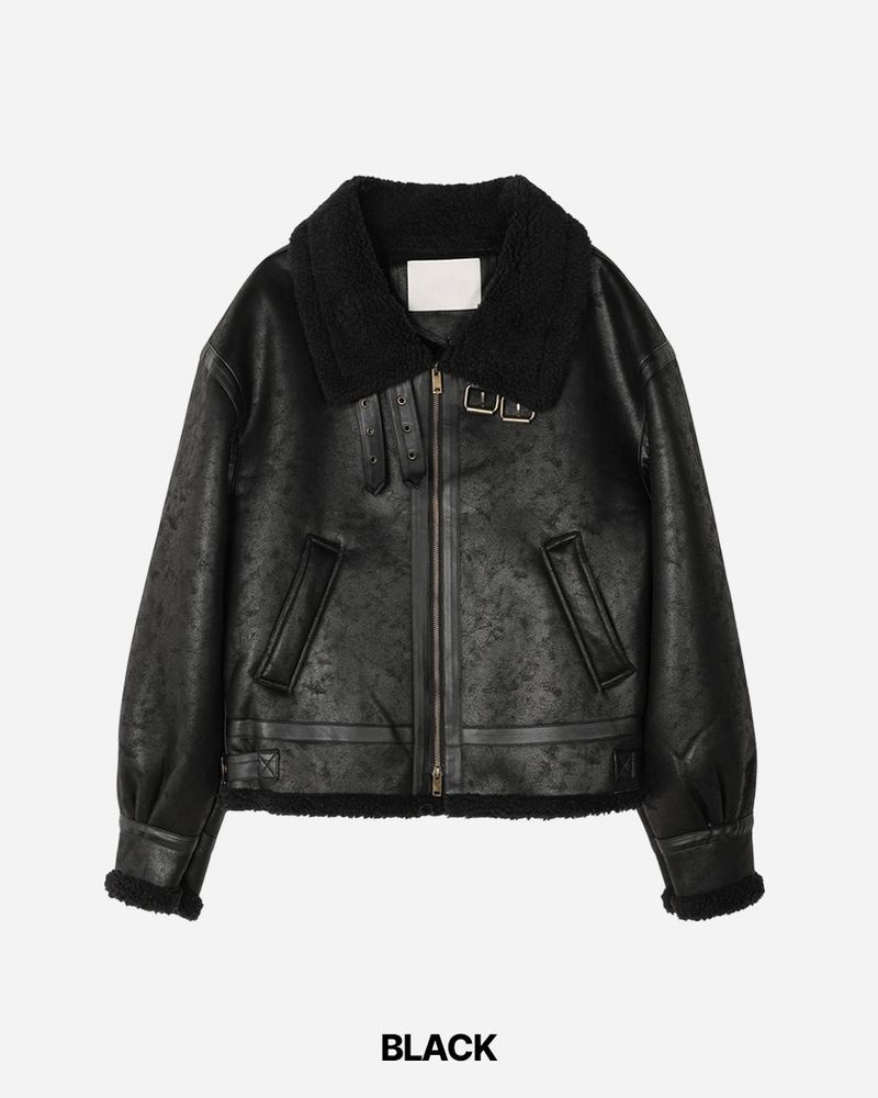 Dual Crop Leather Mustang