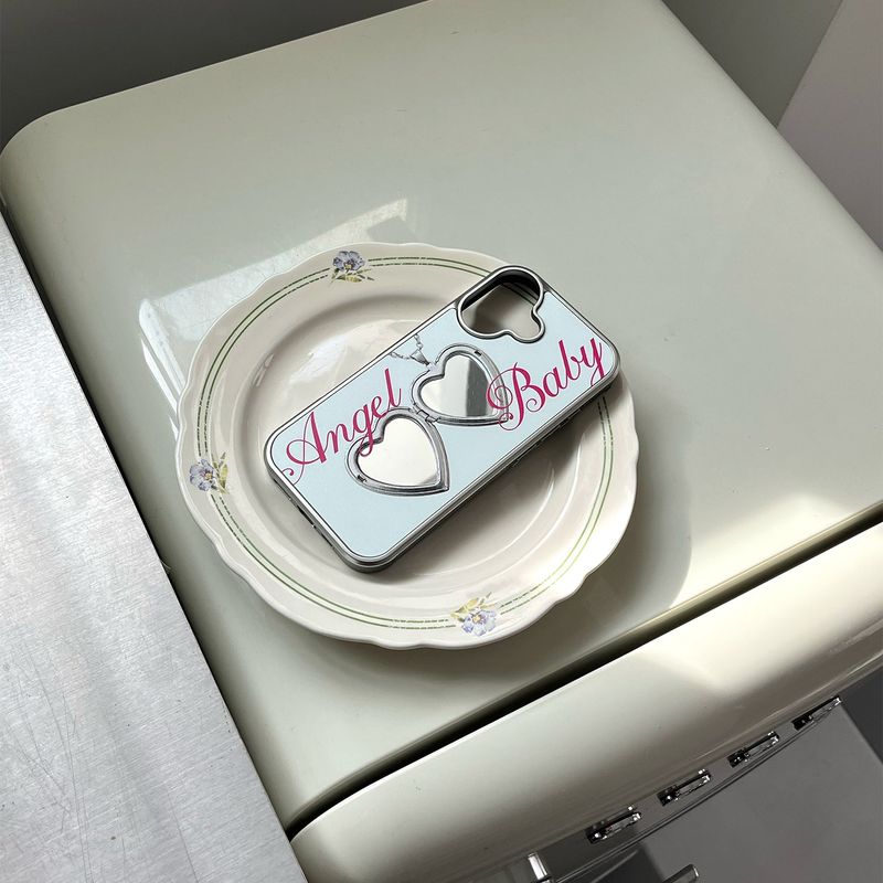 venitore（ヴェニトー）の「[MADE][Mirror Silver Bumper Case] Angel Baby • Light Mint（Smartphone Accessories）」