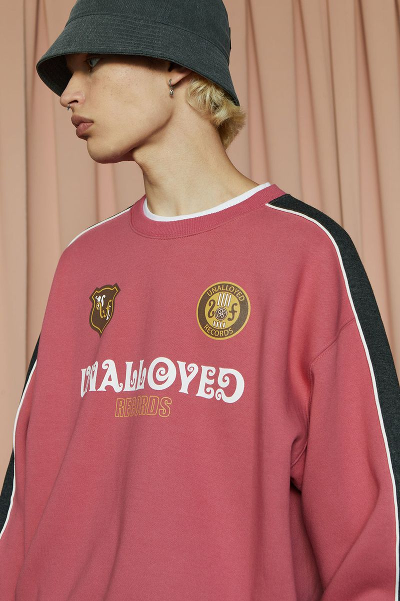 EMBLEM LOGO SWEATSHIRT / PINK