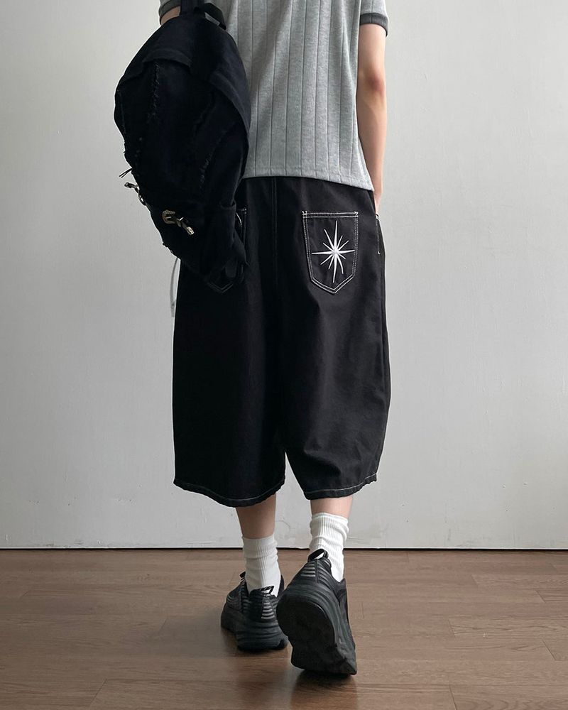 Peak Bermuda Denim Pants