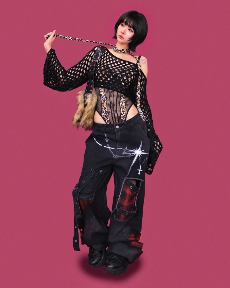 toXic leopard print body-suit