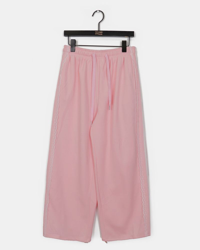 Jaya Lace Track Wide two-way Pants