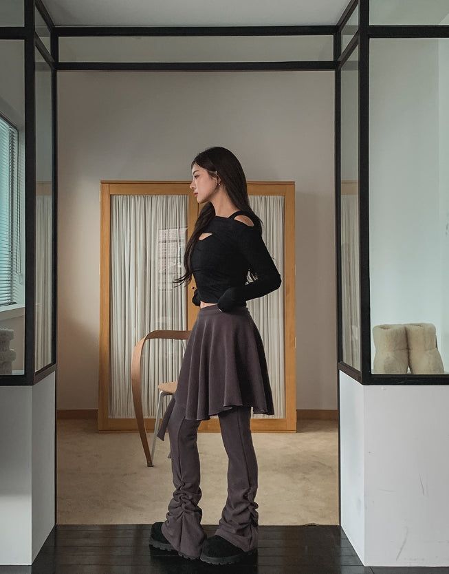 Kona cutting sleeveless bolero set