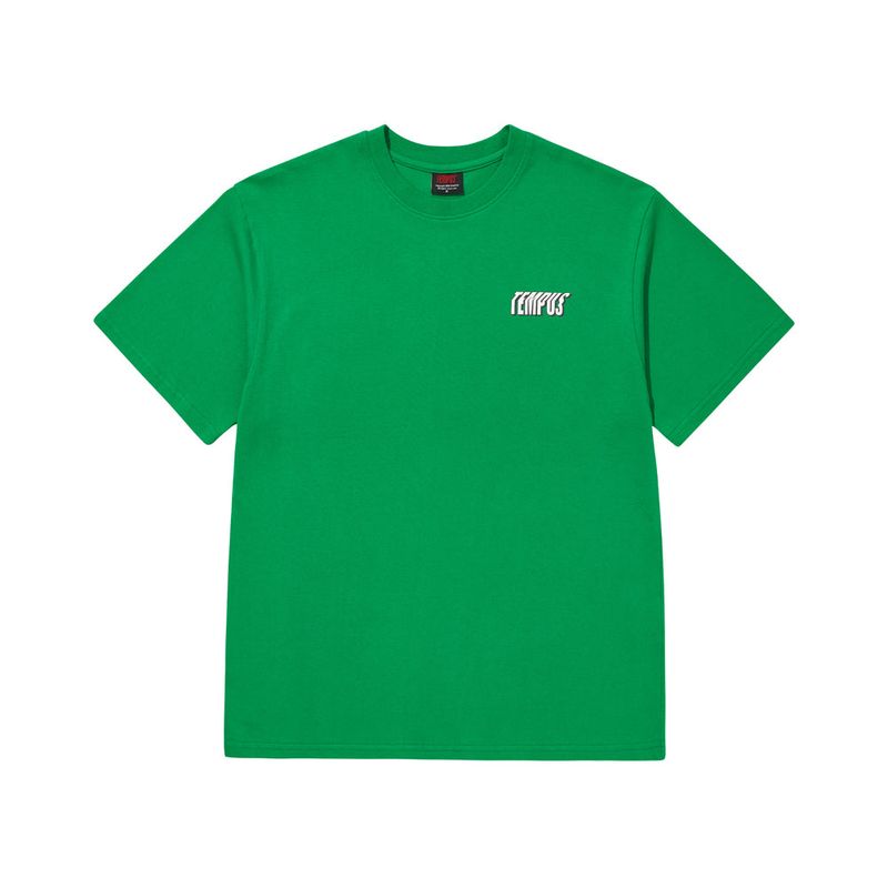 TEMPUSSTUDIO（テンプススタジオ）の「CLOUD GRAPHIC T-SHIRT [GREEN]（Tops）」