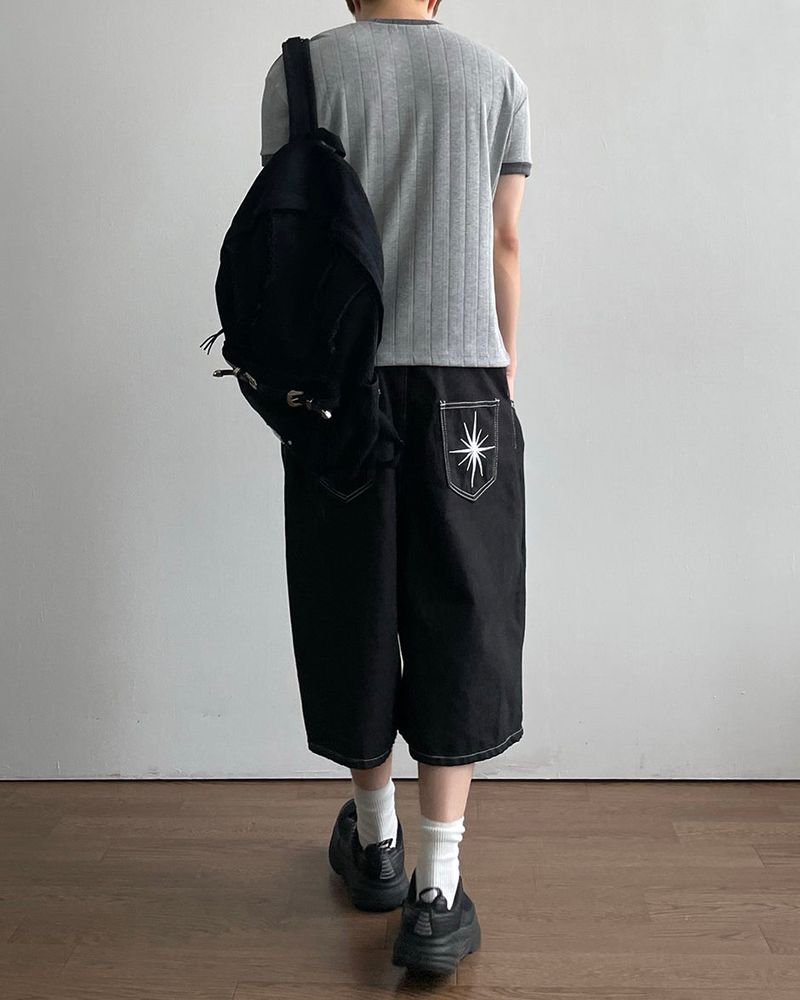 Peak Bermuda Denim Pants