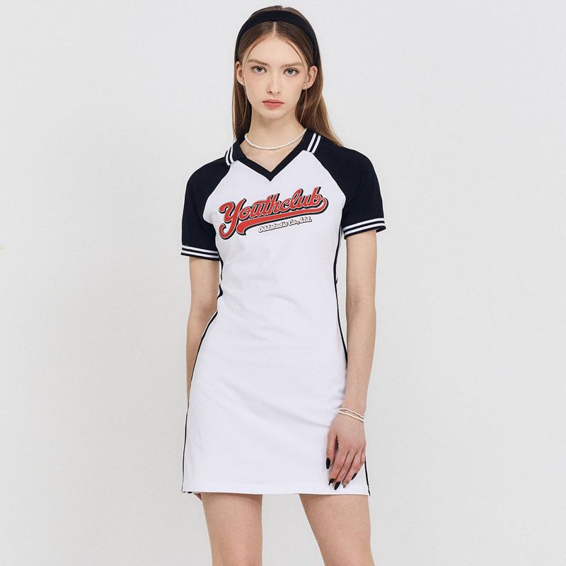 ODDSTUDIO（オッドスタジオ）の「YouthClub Sporty Dress - white（Dresses）」