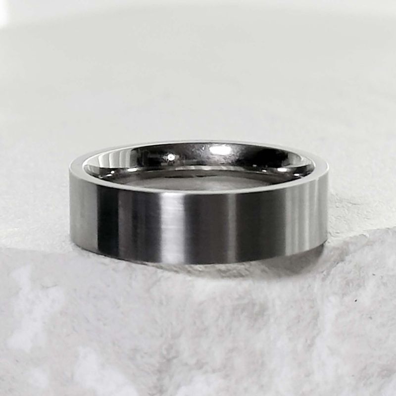 BLESSED BULLET(ブレスドブレット)の「SS-6mm None logo simple ring_N silver(Accessories)」