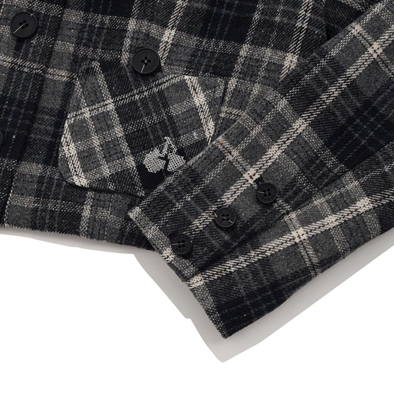 CHERRY BUTTON POINT TAILER JACKET[DARK NAVY]