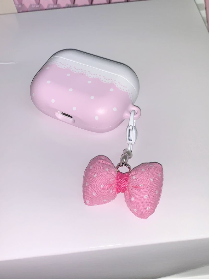 ribbon pop keychain/phone charm