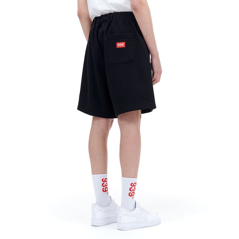 939 LOGO SWEAT SHORTS (BLACK)