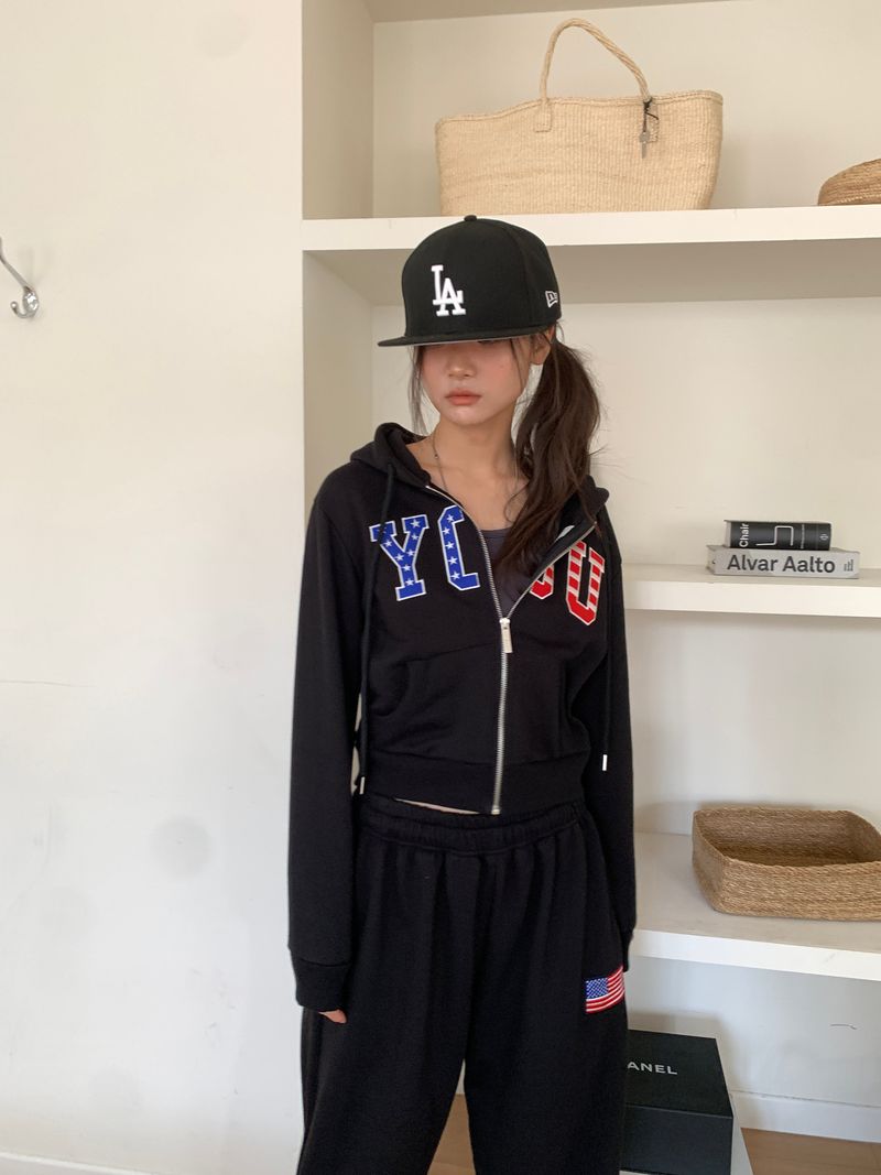 AMERICA HOOD ZIP-UP (2C)