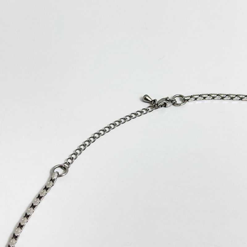 Labradorite pipe chain necklace