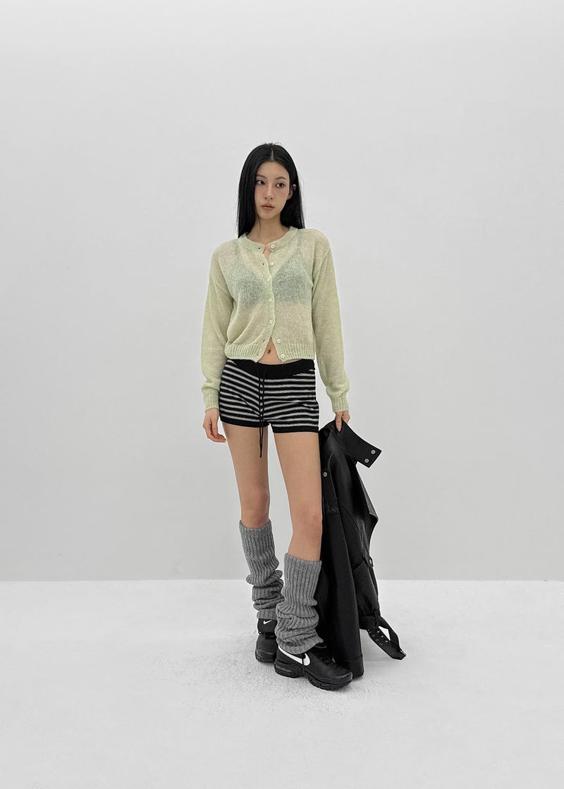 [MADE] Ripol Stripe Knit Shorts (Set Available)